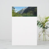 雪崩湖II氷河の国立公園 便箋 (スタンド正面)