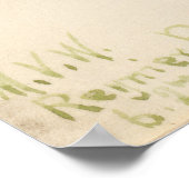 雪崩百合(Erythronium montanum) ポスター (角)