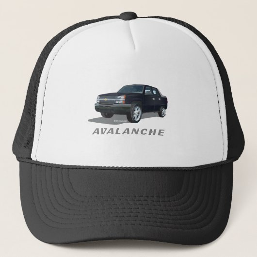 雪崩黒 キャップ (正面)