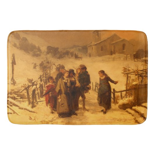 雪崩（Gerolamo Inuno著） バスマット (正面)