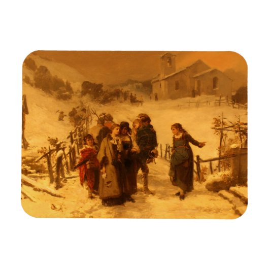 雪崩（Gerolamo Inuno著） マグネット (横)