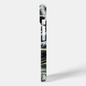 雪嵐の中で作業するビンテージの事業用電気技師 Case-Mate iPhoneケース (裏面 / 左)