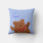 雪幸せ枕 クッション (裏面)