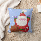 雪幸せ枕 クッション (ブランケット)