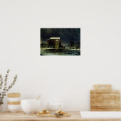 雪幽霊のよく出るの家， 1848 ポスター (キッチン)