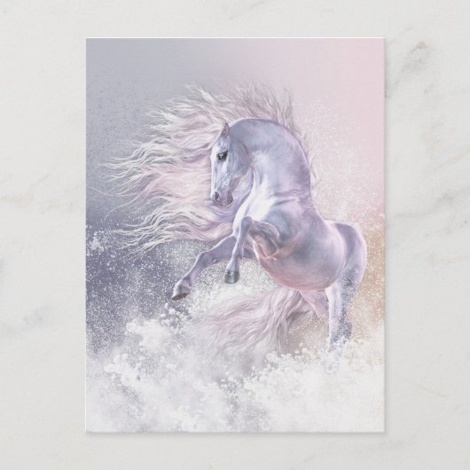 雪幽霊はがき ポストカード (正面)