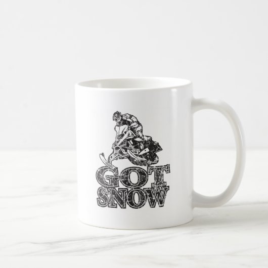 雪得雪車 コーヒーマグカップ (右)