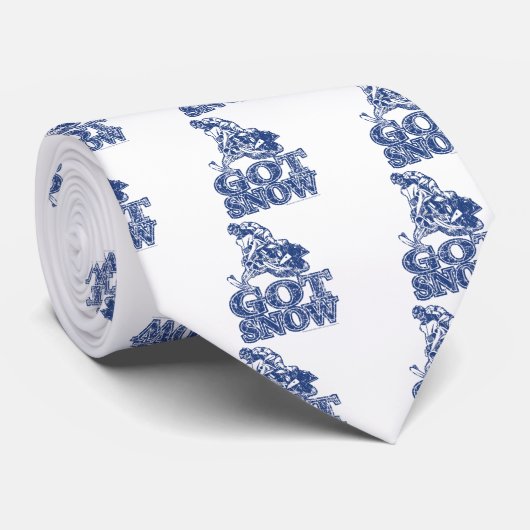 雪得青動揺しての ネクタイ (ロール)