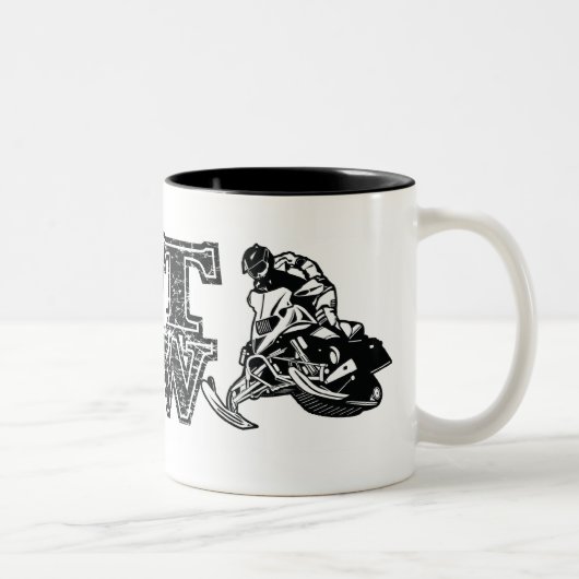 雪得黒のバンパー ツートーンマグカップ (右)
