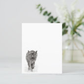 雪怒に黒い狼、野生の冬 (スタンド正面)