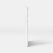 雪怒に黒い狼、野生の冬 iPhoneケース (右側面)