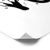 雪恋しく思フォント ポスター (角)