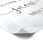 雪感謝してい盛り ポスター (角)