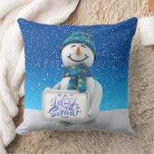 雪投げ枕 クッション (ブランケット)