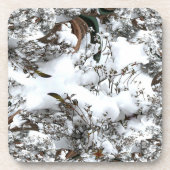 雪抽象芸術 コースター (正面)