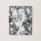 雪抽象芸術 ジグソーパズル (縦)