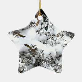 雪抽象芸術 セラミックオーナメント