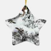 雪抽象芸術 セラミックオーナメント (裏面)