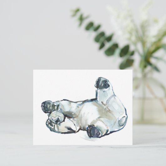 雪擦り ポストカード (スタンド正面)