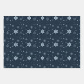 雪数々の片色 ラッピングペーパーシート (正面3)