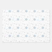 雪数々の片色 ラッピングペーパーシート (正面)