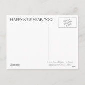 雪旗布の郵便はがき シーズンポストカード (裏面)