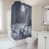 雪日のシャワー・カーテン シャワーカーテン (インサイチュ)