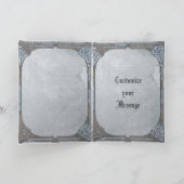 雪日を祝って下さい! カスタマイズ可能 シーズンカード (内部)