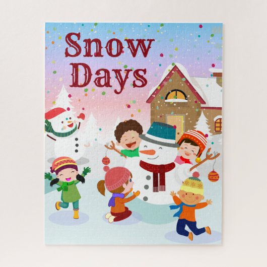 雪日冬パズル ジグソーパズル (縦)