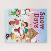 雪日冬パズル ジグソーパズル (横)