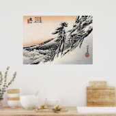 雪日本の景1号 ポスター (キッチン)