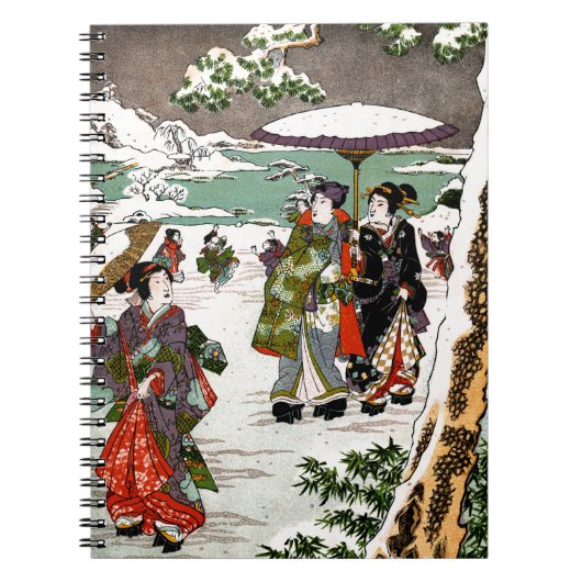 雪日本の景 ノートブック (正面)