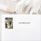 雪日本の景 ラベル (インサイチュ)