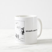 "雪日"の続きこま漫画のマグ コーヒーマグカップ (正面右)