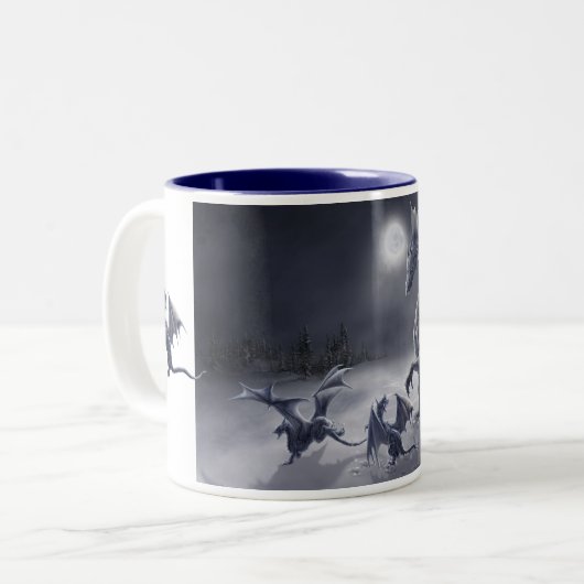 雪日 ツートーンマグカップ (正面左)