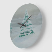 雪時計 ラージ壁時計 (傾斜)