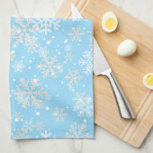雪景色のキッチンタオル キッチンタオル (四つ折り)