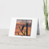 雪景色のクリスマスカード シーズンカード (裏面)