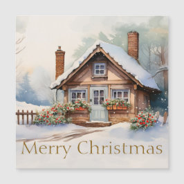 雪景色のメリークリスマスキャビン