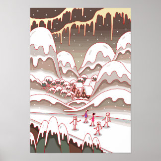 雪景色の懐かしい思い出 ポスター