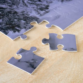 雪景色の森 ジグソーパズル (側面)