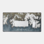 雪景色の絶景ヒマラヤ山脈 デスクマット (キーボード&マウス)