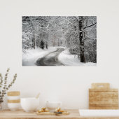 雪景色アートプリントポスター ポスター (キッチン)