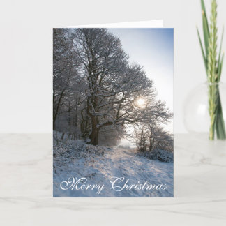 雪景色クリスマスカード シーズンカード