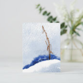 雪景色プリントはがき ポストカード (スタンド正面)