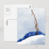 雪景色プリントはがき ポストカード (正面/裏面)
