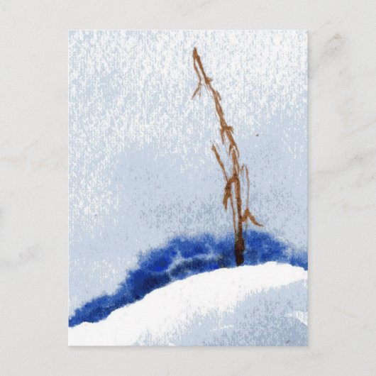 雪景色プリントはがき ポストカード (正面)