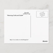 雪景色プリントはがき ポストカード (裏面)