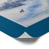 雪景色聖なる書物、 経典ポスター ポスター (角)