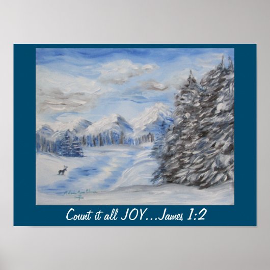 雪景色聖なる書物、 経典ポスター ポスター (正面)